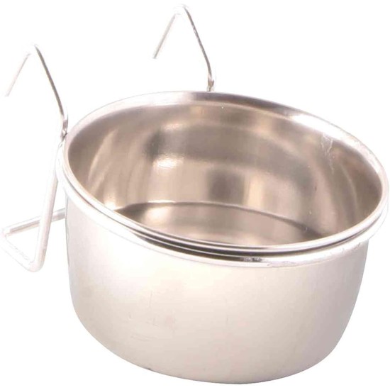 Trixie Stainless Steel Bowl with Holder, 150 ml