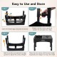 UPSKY 2-in-1 Raised Dog Bowls for Slow Eating, 4 Height Adjustable Raised Dog Bowl Stands, No Spill, Water Bowl Dispenser, Non-Slip Dog Food and Water Bowl for Small, UPSKY 2-in-1 Raised Dog Bowls for Slow Eating, 4 Height Adjustable Raised Dog Bowl Stands, No Spill, Water Bowl Dispenser, Non-Slip Dog Food and Water Bowl for Small,