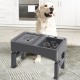 UPSKY 2-in-1 Raised Dog Bowls for Slow Eating, 4 Height Adjustable Raised Dog Bowl Stands, No Spill, Water Bowl Dispenser, Non-Slip Dog Food and Water Bowl for Small, UPSKY 2-in-1 Raised Dog Bowls for Slow Eating, 4 Height Adjustable Raised Dog Bowl Stands, No Spill, Water Bowl Dispenser, Non-Slip Dog Food and Water Bowl for Small,