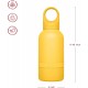 Ubbi Pup & Me Stainless Steel Insulated Portable 32 oz. Water Bottle for Dogs and Owners with Attached Dog Bowl, Yellow Ubbi Pup & Me Stainless Steel Insulated Portable 32 oz. Water Bottle for Dogs and Owners with Attached Dog Bowl, Yellow