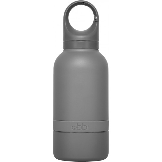 Ubbi Pup & Me Stainless Steel Insulated Portable 32 oz. Water Bottle for Dogs and Owners with Attached Dog Bowl, Yellow Ubbi Pup & Me Stainless Steel Insulated Portable 32 oz. Water Bottle for Dogs and Owners with Attached Dog Bowl, Yellow