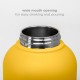 Ubbi Pup & Me Stainless Steel Insulated Portable 32 oz. Water Bottle for Dogs and Owners with Attached Dog Bowl, Yellow Ubbi Pup & Me Stainless Steel Insulated Portable 32 oz. Water Bottle for Dogs and Owners with Attached Dog Bowl, Yellow