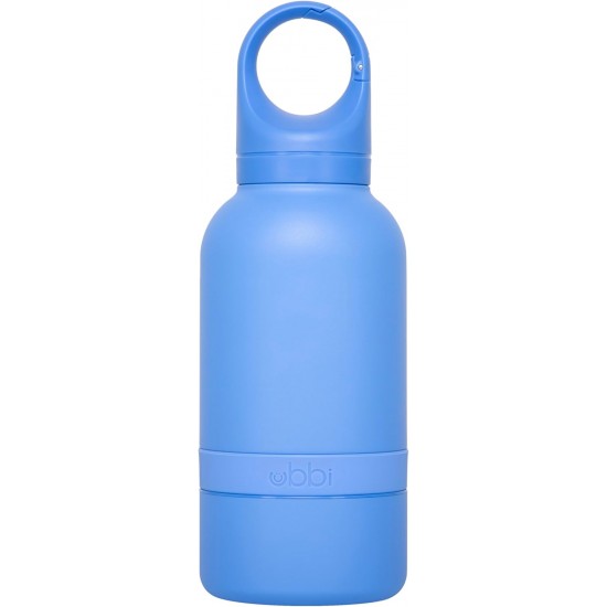 Ubbi Pup & Me Stainless Steel Insulated Portable 32 oz. Water Bottle for Dogs and Owners with Attached Dog Bowl, Yellow Ubbi Pup & Me Stainless Steel Insulated Portable 32 oz. Water Bottle for Dogs and Owners with Attached Dog Bowl, Yellow