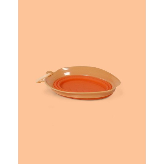 United Pets Leaf Bowl Design Travel Bowl for Dogs, Collapsible and Takeaway, Made of Non-Toxic Silicone, Pink, One Size United Pets Leaf Bowl Design Travel Bowl for Dogs, Collapsible and Takeaway, Made of Non-Toxic Silicone, Pink, One Size