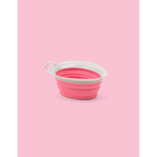 United Pets Leaf Bowl Design Travel Bowl for Dogs, Collapsible and Takeaway, Made of Non-Toxic Silicone, Pink, One Size United Pets Leaf Bowl Design Travel Bowl for Dogs, Collapsible and Takeaway, Made of Non-Toxic Silicone, Pink, One Size