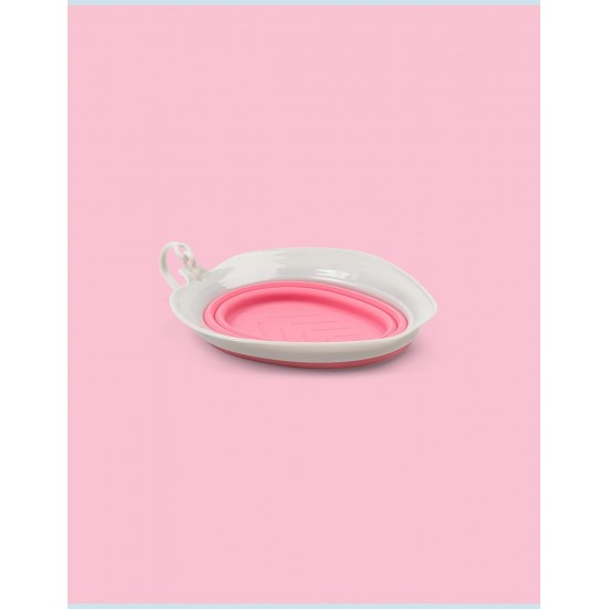 United Pets Leaf Bowl Design Travel Bowl for Dogs, Collapsible and Takeaway, Made of Non-Toxic Silicone, Pink, One Size United Pets Leaf Bowl Design Travel Bowl for Dogs, Collapsible and Takeaway, Made of Non-Toxic Silicone, Pink, One Size