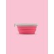 United Pets Leaf Bowl Design Travel Bowl for Dogs, Collapsible and Takeaway, Made of Non-Toxic Silicone, Pink, One Size United Pets Leaf Bowl Design Travel Bowl for Dogs, Collapsible and Takeaway, Made of Non-Toxic Silicone, Pink, One Size