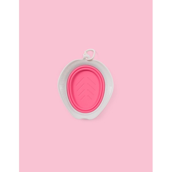 United Pets Leaf Bowl Design Travel Bowl for Dogs, Collapsible and Takeaway, Made of Non-Toxic Silicone, Pink, One Size United Pets Leaf Bowl Design Travel Bowl for Dogs, Collapsible and Takeaway, Made of Non-Toxic Silicone, Pink, One Size