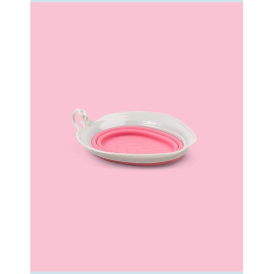 United Pets Leaf Bowl Design Travel Bowl for Dogs, Collapsible and Takeaway, Made of Non-Toxic Silicone, Pink, One Size United Pets Leaf Bowl Design Travel Bowl for Dogs, Collapsible and Takeaway, Made of Non-Toxic Silicone, Pink, One Size
