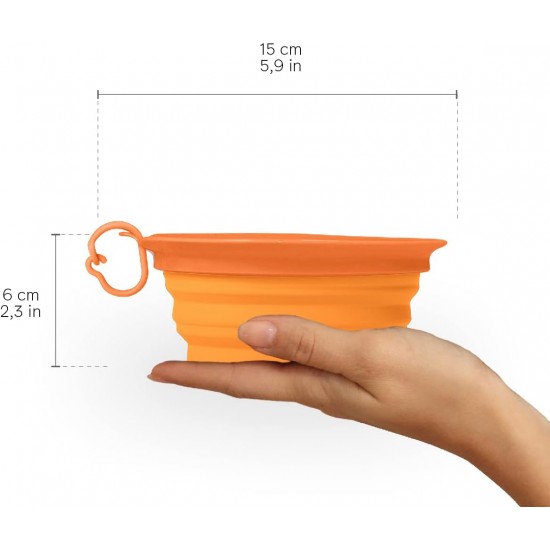 United Pets Leaf Bowl Design Travel Bowl for Dogs, Collapsible and Takeaway, Made of Non-Toxic Silicone, Pink, One Size United Pets Leaf Bowl Design Travel Bowl for Dogs, Collapsible and Takeaway, Made of Non-Toxic Silicone, Pink, One Size