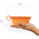 United Pets Leaf Bowl Design Travel Bowl for Dogs, Collapsible and Takeaway, Made of Non-Toxic Silicone, Pink, One Size United Pets Leaf Bowl Design Travel Bowl for Dogs, Collapsible and Takeaway, Made of Non-Toxic Silicone, Pink, One Size