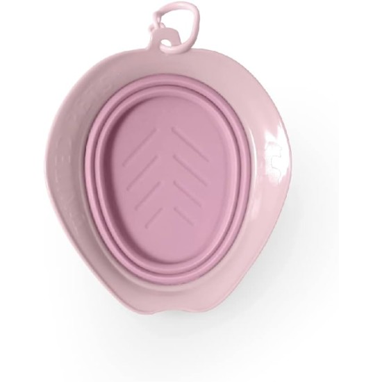 United Pets Leaf Bowl Design Travel Bowl for Dogs, Collapsible and Takeaway, Made of Non-Toxic Silicone, Pink, One Size United Pets Leaf Bowl Design Travel Bowl for Dogs, Collapsible and Takeaway, Made of Non-Toxic Silicone, Pink, One Size