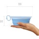 United Pets Leaf Bowl Design Travel Bowl for Dogs, Collapsible and Takeaway, Made of Non-Toxic Silicone, Pink, One Size United Pets Leaf Bowl Design Travel Bowl for Dogs, Collapsible and Takeaway, Made of Non-Toxic Silicone, Pink, One Size