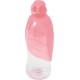 United Pets Leaf Design Silicone Dog Travel Water Dispenser Pink United Pets Leaf Design Silicone Dog Travel Water Dispenser Pink