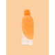 United Pets Leaf Design Silicone Dog Travel Water Dispenser Pink United Pets Leaf Design Silicone Dog Travel Water Dispenser Pink