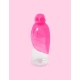 United Pets Leaf Design Silicone Dog Travel Water Dispenser Pink United Pets Leaf Design Silicone Dog Travel Water Dispenser Pink