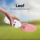 United Pets Leaf Design Silicone Dog Travel Water Dispenser Pink United Pets Leaf Design Silicone Dog Travel Water Dispenser Pink
