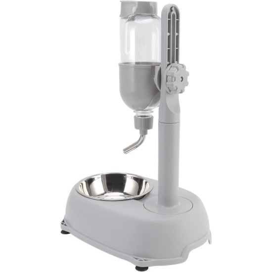 VBESTLIFE Standing Water Dispenser for Pets, 500 ml, Multifunctional Dog Water Bottle Stand, Removable, Height Adjustable, Water Dispenser, Automatic Standing Water Dispenser for Pets VBESTLIFE Standing Water Dispenser for Pets, 500 ml, Multifunctional Dog Water Bottle Stand, Removable, Height Adjustable, Water Dispenser, Automatic Standing Water Dispenser for Pets