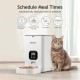 VOLUAS 4L Automatic Pet Feeder for Cats and Dogs, Timed Cat Feeder Station, Programmable Portion Size Control, 4 Meals a Day, 10s Voice Recorder (White) VOLUAS 4L Automatic Pet Feeder for Cats and Dogs, Timed Cat Feeder Station, Programmable Portion Size Control, 4 Meals a Day, 10s Voice Recorder (White)