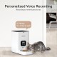 VOLUAS 4L Automatic Pet Feeder for Cats and Dogs, Timed Cat Feeder Station, Programmable Portion Size Control, 4 Meals a Day, 10s Voice Recorder (White) VOLUAS 4L Automatic Pet Feeder for Cats and Dogs, Timed Cat Feeder Station, Programmable Portion Size Control, 4 Meals a Day, 10s Voice Recorder (White)