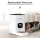 VOLUAS 4L Automatic Pet Feeder for Cats and Dogs, Timed Cat Feeder Station, Programmable Portion Size Control, 4 Meals a Day, 10s Voice Recorder (White) VOLUAS 4L Automatic Pet Feeder for Cats and Dogs, Timed Cat Feeder Station, Programmable Portion Size Control, 4 Meals a Day, 10s Voice Recorder (White)