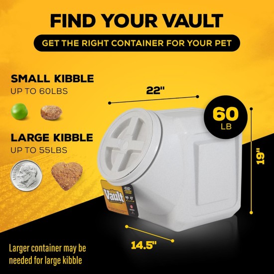 Vittles Vault Outback Stackable 60 lb Airtight Pet Food Storage Container Vittles Vault Outback Stackable 60 lb Airtight Pet Food Storage Container