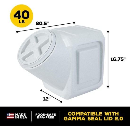 Vittles Vault Outback Stackable 60 lb Airtight Pet Food Storage Container Vittles Vault Outback Stackable 60 lb Airtight Pet Food Storage Container