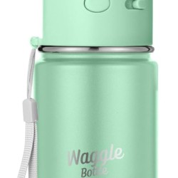 Waggle Bottle Eco Friendly Stainless Steel Dog Water Bottle Mint Waggle Bottle Eco Friendly Stainless Steel Dog Water Bottle Mint