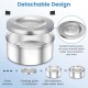 Water Bowl for Dogs, 1L, Leak-Proof, Stainless Steel Feeding Bowl for Large Dogs, Slow Drinking, Splashproof, Water Dispenser, Floating Bowl, Dirt-Free (1L) Water Bowl for Dogs, 1L, Leak-Proof, Stainless Steel Feeding Bowl for Large Dogs, Slow Drinking, Splashproof, Water Dispenser, Floating Bowl, Dirt-Free (1L)