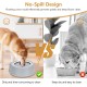 Water Bowl for Dogs, Splash Free, No Spill, Anti Choking Vehicle Water Bowl for Dogs, Cats, Puppies, Kittens, 1L Large Capacity (Grey)