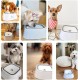 Water Bowl for Dogs, Splash-Free Pet Water Feeder - 1 Litre, Water Bowl for Dogs with Floating Plate, Drinking Bowl Dog Feeding Bowl On the Go for Pets, Indoors, Outdoors, Car - Grey Water Bowl for Dogs, Splash-Free Pet Water Feeder - 1 Litre, Water Bowl for Dogs with Floating Plate, Drinking Bowl Dog Feeding Bowl On the Go for Pets, Indoors, Outdoors, Car - Grey