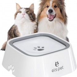 Water Bowl for Dogs, Splash-Free Pet Water Feeder - 1 Litre, Water Bowl for Dogs with Floating Plate, Drinking Bowl Dog Feeding Bowl On the Go for Pets, Indoors, Outdoors, Car - Grey Water Bowl for Dogs, Splash-Free Pet Water Feeder - 1 Litre, Water Bowl for Dogs with Floating Plate, Drinking Bowl Dog Feeding Bowl On the Go for Pets, Indoors, Outdoors, Car - Grey
