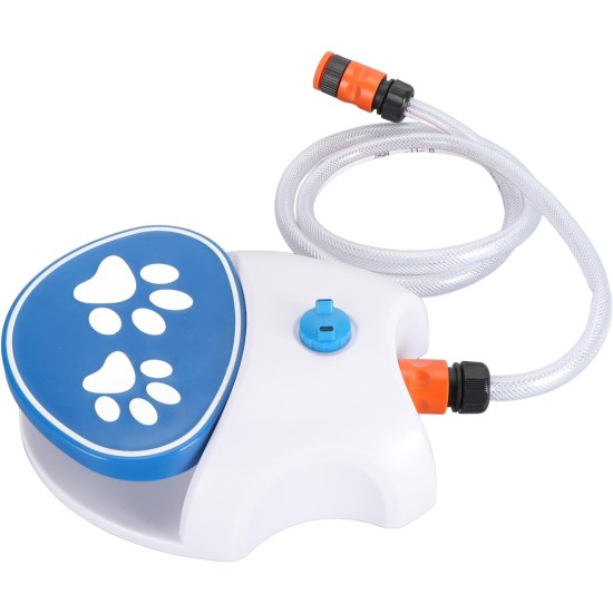 Water Fountain for Dogs, Step on Paw Activated Water Sprinkler for Dogs, Outdoor with Hose, Toy for Water Fountain for Dogs, #111 Water Fountain for Dogs, Step on Paw Activated Water Sprinkler for Dogs, Outdoor with Hose, Toy for Water Fountain for Dogs, #111