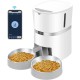 WellToBe Smart Automatic Cat & Dog Feeder WiFi Automatic Feeder for 2 Cats, Pet Feeder with Timer, Sound Recording Function, App Control, Portion, for 6 Meals a Day (Black) WellToBe Smart Automatic Cat & Dog Feeder WiFi Automatic Feeder for 2 Cats, Pet Feeder with Timer, Sound Recording Function, App Control, Portion, for 6 Meals a Day (Black)