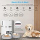 WellToBe Smart Automatic Cat & Dog Feeder WiFi Automatic Feeder for 2 Cats, Pet Feeder with Timer, Sound Recording Function, App Control, Portion, for 6 Meals a Day (Black) WellToBe Smart Automatic Cat & Dog Feeder WiFi Automatic Feeder for 2 Cats, Pet Feeder with Timer, Sound Recording Function, App Control, Portion, for 6 Meals a Day (Black)