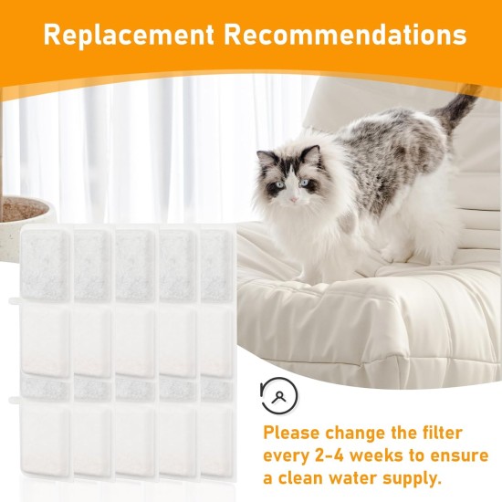 Wireless Drinking Fountain for Cats, 2.8 L Cat Fountain with Motion Sensor, Ultralise Cat Fountain, Wireless, Battery 3600 mAh, 3 Modes and 4 Filter Layers, Brushless Water Pump Wireless Drinking Fountain for Cats, 2.8 L Cat Fountain with Motion Sensor, Ultralise Cat Fountain, Wireless, Battery 3600 mAh, 3 Modes and 4 Filter Layers, Brushless Water Pump
