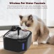 Wireless Drinking Fountain for Cats, 2.8 L Cat Fountain with Motion Sensor, Ultralise Cat Fountain, Wireless, Battery 3600 mAh, 3 Modes and 4 Filter Layers, Brushless Water Pump Wireless Drinking Fountain for Cats, 2.8 L Cat Fountain with Motion Sensor, Ultralise Cat Fountain, Wireless, Battery 3600 mAh, 3 Modes and 4 Filter Layers, Brushless Water Pump