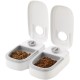Wuudi Automatic Cat Feeder for 2 Meals Automatic Feeder Dogs, Pet Feeder Feeding Bowl with Timer Suitable for Dry Food, Wet Food for Small to Medium Pets Wuudi Automatic Cat Feeder for 2 Meals Automatic Feeder Dogs, Pet Feeder Feeding Bowl with Timer Suitable for Dry Food, Wet Food for Small to Medium Pets