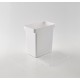 YAMAZAKI 5617 TOWER Pet Food Container (12 kg), White, Polypropylene/ABS Resin/POM Resin/Silicone, Minimalist, 41 x 24 x 42.5 cm YAMAZAKI 5617 TOWER Pet Food Container (12 kg), White, Polypropylene/ABS Resin/POM Resin/Silicone, Minimalist, 41 x 24 x 42.5 cm