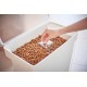 YAMAZAKI 5617 TOWER Pet Food Container (12 kg), White, Polypropylene/ABS Resin/POM Resin/Silicone, Minimalist, 41 x 24 x 42.5 cm YAMAZAKI 5617 TOWER Pet Food Container (12 kg), White, Polypropylene/ABS Resin/POM Resin/Silicone, Minimalist, 41 x 24 x 42.5 cm