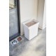 YAMAZAKI 5617 TOWER Pet Food Container (12 kg), White, Polypropylene/ABS Resin/POM Resin/Silicone, Minimalist, 41 x 24 x 42.5 cm YAMAZAKI 5617 TOWER Pet Food Container (12 kg), White, Polypropylene/ABS Resin/POM Resin/Silicone, Minimalist, 41 x 24 x 42.5 cm
