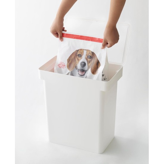 YAMAZAKI 5617 TOWER Pet Food Container (12 kg), White, Polypropylene/ABS Resin/POM Resin/Silicone, Minimalist, 41 x 24 x 42.5 cm YAMAZAKI 5617 TOWER Pet Food Container (12 kg), White, Polypropylene/ABS Resin/POM Resin/Silicone, Minimalist, 41 x 24 x 42.5 cm