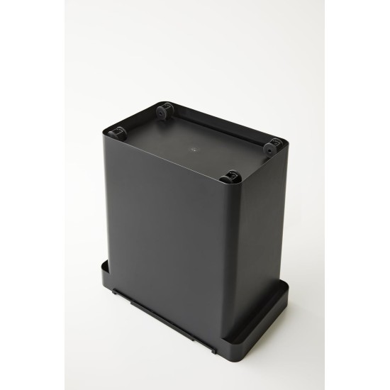 YAMAZAKI 5618 TOWER Pet Food Container (12 kg), Black, Polypropylene/ABS Resin/POM Resin/Silicone, Minimalist 41 x 24 x 42.5 cm YAMAZAKI 5618 TOWER Pet Food Container (12 kg), Black, Polypropylene/ABS Resin/POM Resin/Silicone, Minimalist 41 x 24 x 42.5 cm