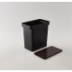 YAMAZAKI 5618 TOWER Pet Food Container (12 kg), Black, Polypropylene/ABS Resin/POM Resin/Silicone, Minimalist 41 x 24 x 42.5 cm YAMAZAKI 5618 TOWER Pet Food Container (12 kg), Black, Polypropylene/ABS Resin/POM Resin/Silicone, Minimalist 41 x 24 x 42.5 cm