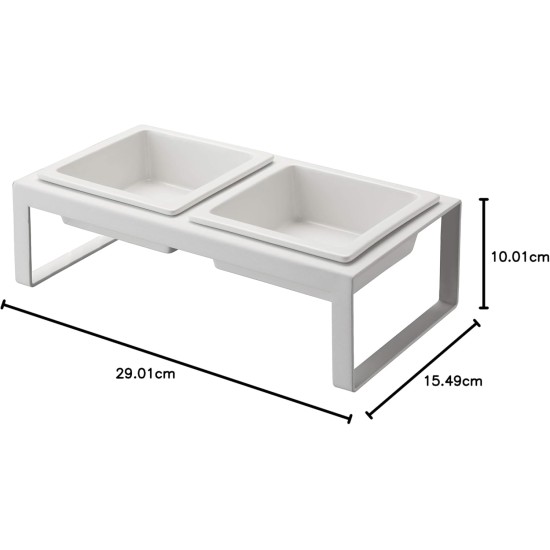 YAMAZAKI Tower Feeding Bowl YAMAZAKI Tower Feeding Bowl