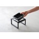 Yamazaki 5817 TOWER Single Bowl with Stand, Black, Steel/Ceramic, Minimalist, 15 x 15.5 x 10 cm Yamazaki 5817 TOWER Single Bowl with Stand, Black, Steel/Ceramic, Minimalist, 15 x 15.5 x 10 cm
