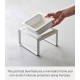 Yamazaki Tower Single Bowl 300ml White Steel/Ceramic Minimalist Design 5816 Yamazaki Tower Single Bowl 300ml White Steel/Ceramic Minimalist Design 5816