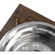 Yangbaga Raised Bamboo Dog Bowl, Feeding Station with Stainless Steel Bowl, Feeder for Dogs and Other Pets (Brown) Yangbaga Raised Bamboo Dog Bowl, Feeding Station with Stainless Steel Bowl, Feeder for Dogs and Other Pets (Brown)