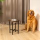 Yangbaga Raised Bamboo Dog Bowl, Feeding Station with Stainless Steel Bowl, Feeder for Dogs and Other Pets (Brown) Yangbaga Raised Bamboo Dog Bowl, Feeding Station with Stainless Steel Bowl, Feeder for Dogs and Other Pets (Brown)