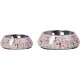 ZOOZ Pets Dog Bowls with Removable Stainless Steel Bowl - Officially Licensed Peanuts - Durable and Non-Toxic Material - 100% Melanin - Unique Designs - Various Sizes and Colours ZOOZ Pets Dog Bowls with Removable Stainless Steel Bowl - Officially Licensed Peanuts - Durable and Non-Toxic Material - 100% Melanin - Unique Designs - Various Sizes and Colours